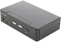 startechcom switch conmutador kvm de 2 puertos hdmi 20 4k para 1 monitor - video de 4k y 60hz ultra hd - hdr - hub ladron usb 30 de 2 puertos y 4 puertos usb 20 hid - audio - hotkey - taa