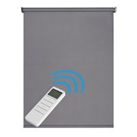 estor motorizado opaco estores enrollables blackout automatico con bateria motor y mando premium gris oscuro 180 x 250cm