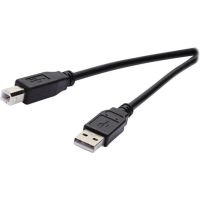 cable usb 20 a a b vivanco 18 m negro