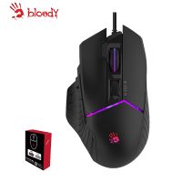 raton de juego a4tech bloody w95max 10 botones macro 128 cpi velocidad del marco 8000 fps velocidad de informe 2000 hz sensor maximo de bc3332-a