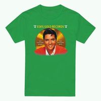 elvis presley camiseta gold records para mujer