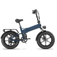 bicicleta electrica plegable urlife t5 fatbike de 20r bateria extraible azul