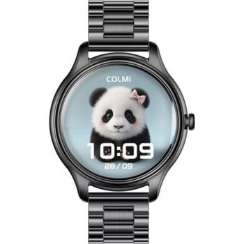 Colmi L28 Black steel Bluetooth Smartwatch 44mm Negro Acero