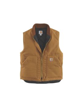 Chaleco Carhartt V01 Insulated Rib Collar Hombre ® Marrón