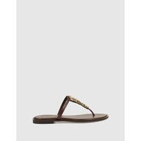 kotris chanclas sandalia de dedo 02-310 marron para mujer