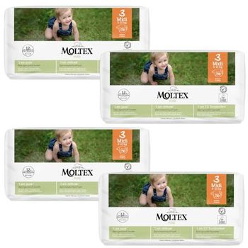 Moltex Pure&Nature Pañales Talla 3 Midi (4-10 Kg) 4x56 uds