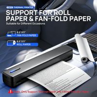 impresora termica portatil sin tinta modelo d810b impresora termica portatil compatible con papel de tamano a4 ideal para usar con dispositivos ios y ordenadores portatiles perfecta para viajes