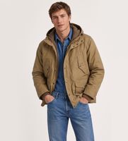 filson para hombre fmcps0205 parka waxed mountain beige l casual algodon outdoor