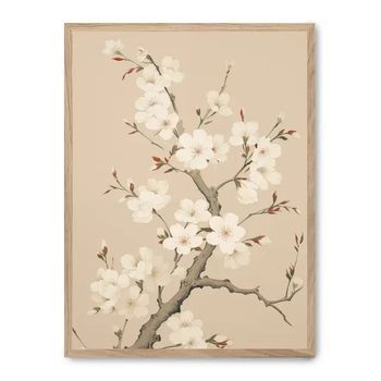 Cuadro White Cherry Blossoms
