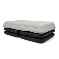 step aerobic profesional 85x42x11cm fabricado en espana - plataforma fitness extra ancha y modulos de elevacion universales - banco entrenamiento hiit ajustable