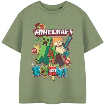 Minecraft Camiseta Boom para niño