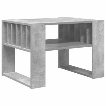 Mesa De Café | Mesa De Centro Gris Concreto 66 X 49,5 X 45 Cm