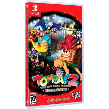 Tomba 2 The Evil Swine Return Remastered Limited Run (Importacion USA) - Switch - Nuevo precintado
