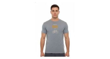 Camiseta de manga corta rubb r ride gris