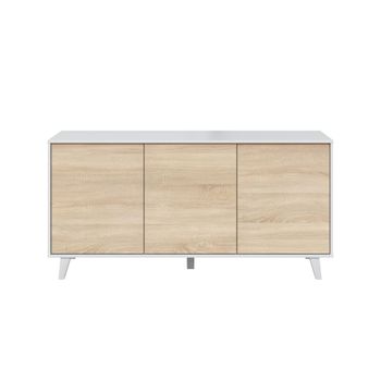 Aparador 3 puertas - l154 cm - blanco