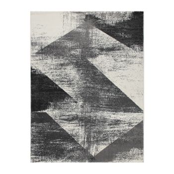 Alfombra moderna Merano antracita 60x100 cm
