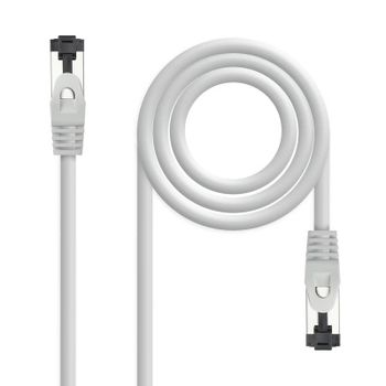 Cable de red Nanocable Cat.8.1 10m SSTP LSZH RJ45 Gris