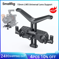 smallrig soporte de lente universal lws de 15mm abrazadera de varilla de 15mm para lente de camara soporte en forma de y con ajuste de 535mm-2681