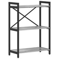 estante de libros  estanteria para libros gris sonoma 60 x 30 x 85 cm