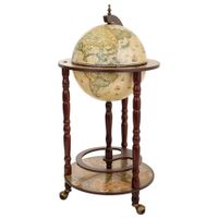 mueble botellero globo terraqueo