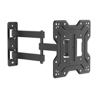 aisens - soporte eco giratorio inclinable para monitortv 30kg 3 pivotes de 23-43 negro