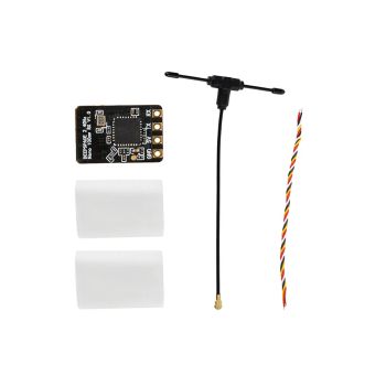 DeepSpace receptor Nano ExpressLRS ELRS de 2.4 GHz con TCXO integrado, alta sensibilidad, antena en forma de T para FPV