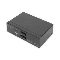 conmutador kvm digitus 2 puertos hdmi 4k usb audio carcasa metalica
