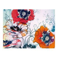 papel pintado 3d - un motivo floral delicado 300x231 cm