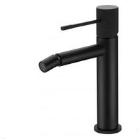 monomando de bide negro mate serie line