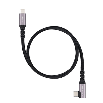 Nanocable Cable USB-C 3.2 GEN2 Acodado 100W 3 M