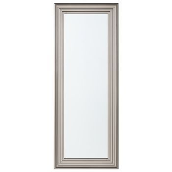 Espejo De Pared Plateado 50 X 130 Cm Rectangular Moderno Simple Minimalista Chatain