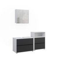 conjunto de muebles de bano maltin 3 partes vicco