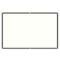 pantalla de proyeccion portatil de alta densidad de 84100120 pulgadas para exterior 4k pantalla de pelicula al aire l