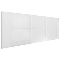 cabecero tapizado zoe cabezal acolchado  tapizado en polipiel de alta gama  color blanco  medida 155x55x3 cm cama 150160 cm