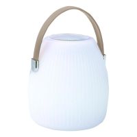 lumisky mini may play altavoz bluetooth led blancogris 23cm
