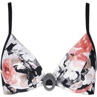 lisca banador top de traje bano con aros hawaii para mujer