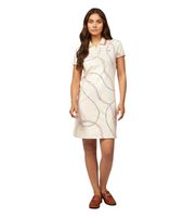 tommy hilfiger para mujer ww0ww45532 vestido estilo polo ribeteado blanco s casual algodon manga corta