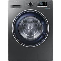 samsung ecobubble ww90j5456fx 9 kg 1400 spin washing machine - graphite graphite