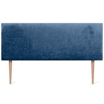 Dhome Cabecero De Lana Natural 160x115cm Con Patas Camas 150/160 - Azul