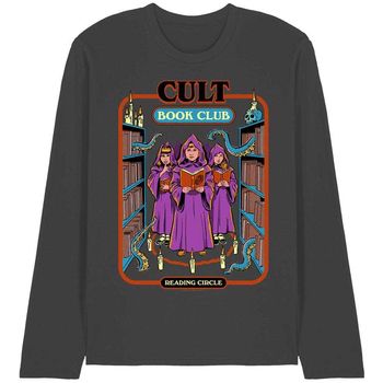 Steven Rhodes Camiseta manga larga Cult Book Club para mujer