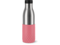 botella - tefal bludrop n3110810 o5 l acero inox bebidas calientes 12hs frias 24hs quick press rosa