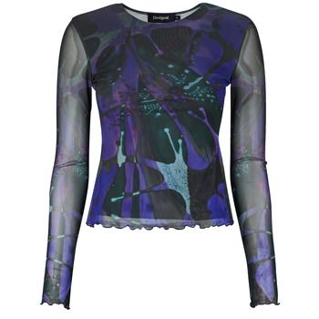 Desigual Camiseta manga larga DOTS LEAF LACROIX para mujer