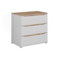 aparador ruben 80 x 766 cm con 3 cajones vicco