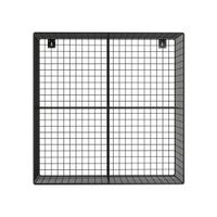 estanteria de bano en metal 35 cm estilo industrial 65 sona
