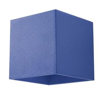Aplique de pared ultramar aluminio alt. 10 cm