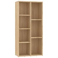 estanteria madera color marron 50x25x106cm