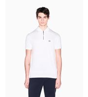 ax armani exchange para hombre xm002372af21936u0009 polo fabric blanco xs casual viscosa manga corta