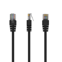 cable red gembird utp cat5e 5m negro