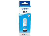 botella de tinta - epson 102 ecotank compatible con et-2856  et-3850 70 ml cian