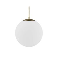 lampara de techo elegante y minimalista de laton con esfera o35cm